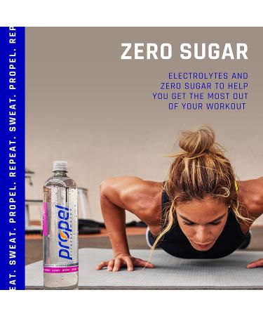 Propel Zero Calorie Sports Water Variety Pack - 12 Count, 16.9 Fl Oz Bottles with Electrolytes and Vitamins C&E - Buy Online on GoSupps.com
