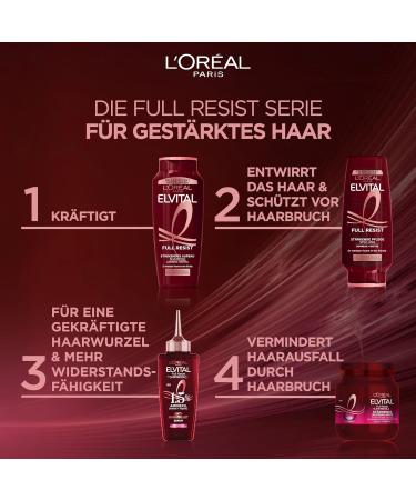  L'Oreal Paris L'Or al Paris Elvital Full Resist Power Booster Anti-hair loss conditioner for fragile and brittle hair with biotin 6 x 250 ml - Buy Online on GoSupps.com