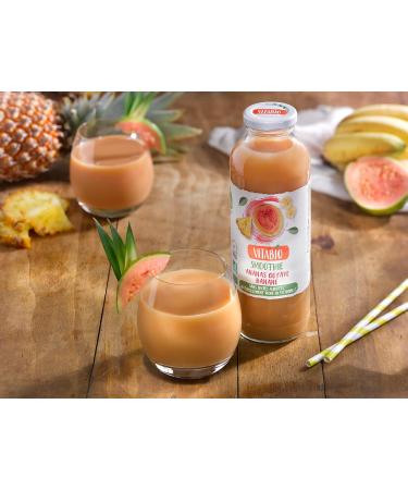 Vitabio - 100% Fruit Smoothie - Pineapple Guava Banana 50 cl - Pack of 6 - Organic - Buy Online on GoSupps.com