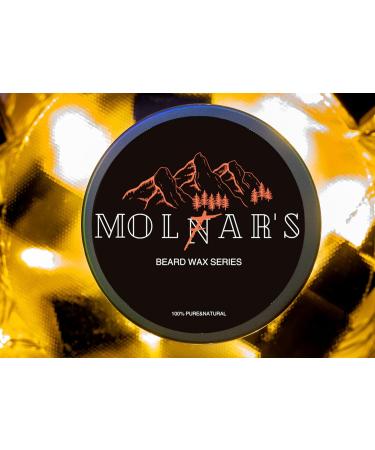 MOLFAR S Carpatian Handmade ECO Beard Wax - 100% Pure Nutritional Recipe with Ryzhii Geranium Bees Wax & Grape Oil - Perfect for All Beard Types | 1.01 fl oz | International Shipping Available - Buy Online on GoSupps.com
