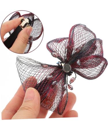 FRCOLOR Wedding butterfly hair clip bridal hair clip carnival headpiece wedding hair bows hair barrette clip for women bride headpiece large hair bows big bow Hair up woman copper Big - Buy Online on GoSupps.com