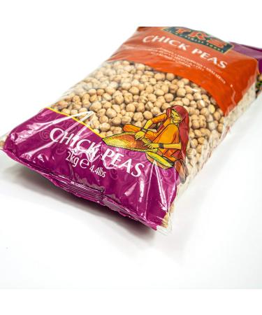 Buy TRS Pack of 3 Premium Dried Chickpeas - 2 kg Bulk Uncooked Chick Peas for International Shipping - Buy Online on GoSupps.com