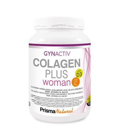 PRISMANATURAL Prisma Natural hydrolyzed collagen powder with hyaluronic acid calcium vitamin C and D3 Supplement for the regeneration of joints bones skin nails and hair for women 300 g