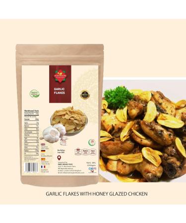 Garlic Flakes (200g/7.05oz) - Premium Quality, 100% Natural, Authentic, No Additives - Buy Online on GoSupps.com