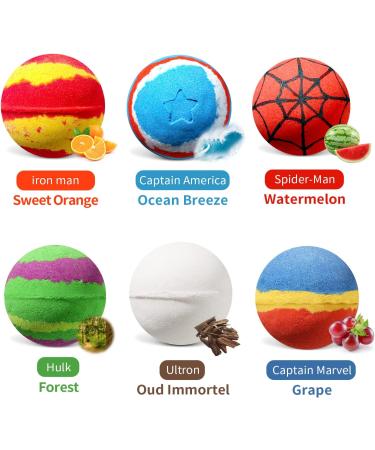 Daisy Encens Bath Bombs for Kids with Superhero Toy Surprises - Natural, Moisturizing Fizzies - Gift for Girls & Boys - Buy Online on GoSupps.com