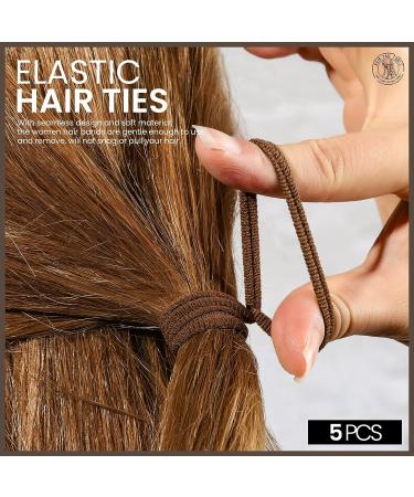 Teenitor Hair Tail Tools Set - 900 Clear Hair Elastics, Rat Tail Comb, Steel Pin, Thick Hair Bands, Bobby Pins, Hair Loop Tool - Buy Online on GoSupps.com