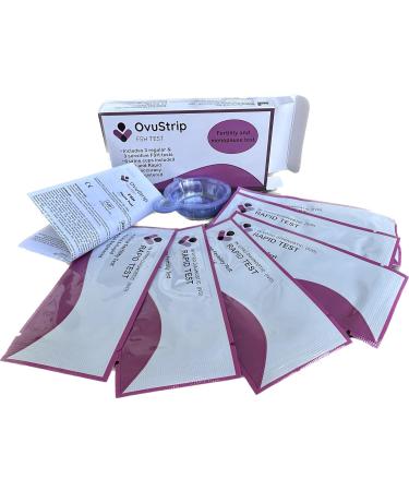 FSH Hormone Test - FDA Registered Rapid Urine Test | 3 Ultra-Sensitive & 3 Regular Tests for Ovarian Reserve & Menopause - Buy Online on GoSupps.com