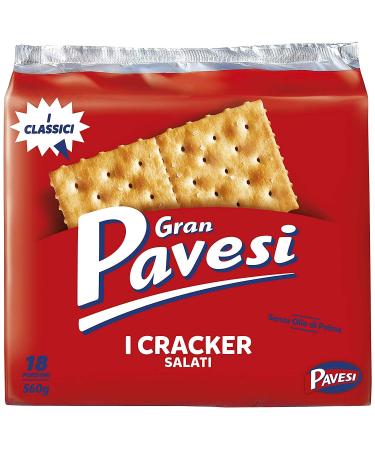 Pavesi Gran Pavesi Salty Crackers 560g (12 Pieces)