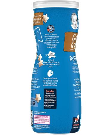 Gerber Puffs Cereal Snack - Vanilla Flavor for 8+ Months | 1.48 oz (42 g) - Buy Online on GoSupps.com