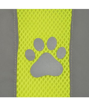 Premium Reflective Dog Rain Jacket - Neon Yellow Safety Vest Water Repellent & Stylish | International Shipping Available - Buy Online on GoSupps.com