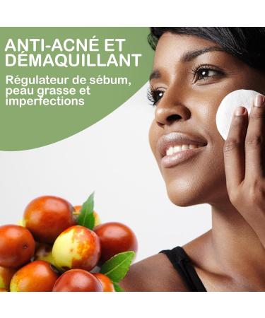 Huile Contour des Yeux Soin Visage et Cheveux Jojoba Bio - Bienfaits Incomparables Hydratant D maquillant Waterproof Cheveux Anti-Acn ique R gule S bum Peau Grasse Baume L vres 1000 ml - Buy Online on GoSupps.com