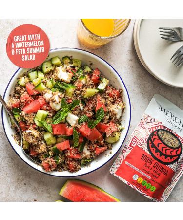 Merchant Gourmet Cooked Red & White Quinoa - Source of Protein & Fiber Vegan Healthy Rice Alternative Pack of 6 x 250g Ready-to-eat Pouches - Buy Online on GoSupps.com