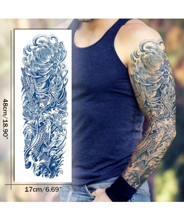 Aresvns Realistic Sleeve Tattoo - Waterproof & Long-Lasting - Christmas Gift - Buy Online on GoSupps.com
