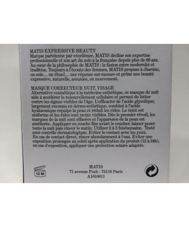 MATIS PARIS - Reponse Corrective Night-Reveal | Night Time Exfoliating CREAM-10 (50ml) #A1010011 - Buy Online on GoSupps.com