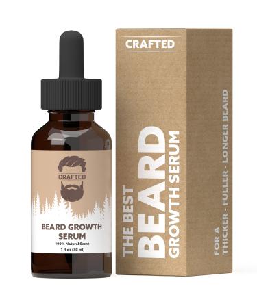 Beard Growth Oil, Beard Growth Serum, Beard Serum, Grow A Thicker Beard Quickly, Beard Oil Growth, Beard Growth, Grow Beard, Beard Grow, 1oz - Unscented (1 Pack) 1 Fl Oz (Pack of 1)