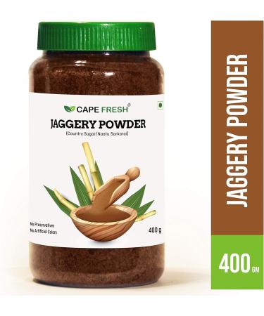 Cape Fresh Jaggery Powder | From Sugar Cane | Naattu Sarkarai 400g - Buy Online on GoSupps.com