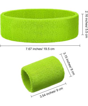 6-Part Neon Welding Ligaments Set | Breathable Sports Bands for Gym Basketball Tennis & Yoga | Cosplay Halloween Costume Accessories - Neon Green - Buy Online on GoSupps.com