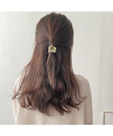 Metal Barrettes Ponytail Cuff French Arc High Ponytail Cuff - Hair Barrettes Decorative Strong Hold French Fine Hair Jaw Clips Accessories for Stylish Updos and Elegant 3#gold - Buy Online on GoSupps.com