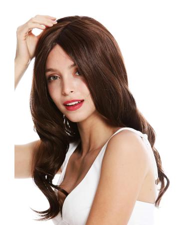 Buy WIG ME UP QLS18710-2/30 Ladies Long Wavy Mono Parting Wig - Voluminous Chestnut Brown Mix | International Shipping - Buy Online on GoSupps.com