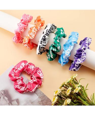 Cheer Scrunchies Bulk - 16 Pcs Cheer Hair Accessories for Girls and Women - Buy Online on GoSupps.com