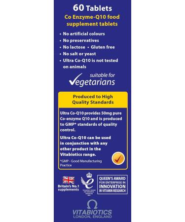 Buy Ultra Co Q10 Tablets - 60 Tablets | Boost Energy & Support Heart Health - International Shipping Available - Buy Online on GoSupps.com