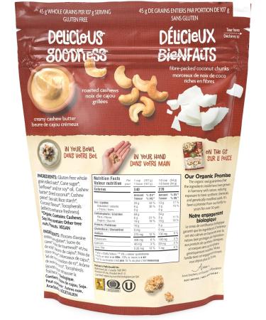 Nature's Path Organic Coconut & Cashew Butter Granola 312 g (Pack of 8) Gluten Free Non-GMO - Buy Online on GoSupps.com