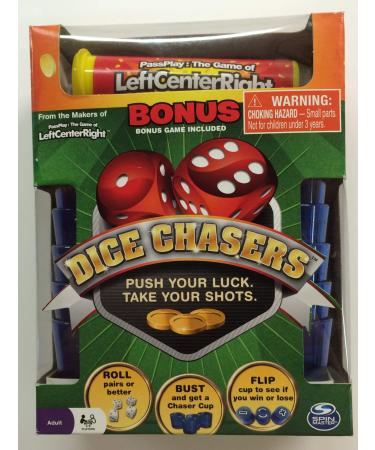 Spin Master Dice Chasers with Bonus Left Center Right Game