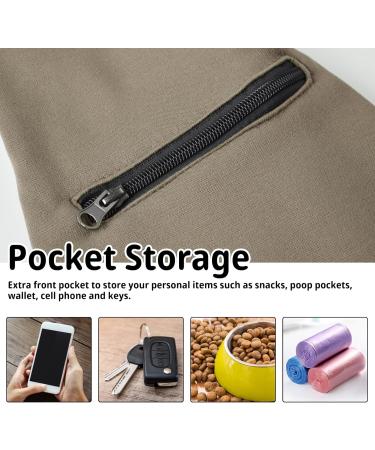Cuby Adjustable Dog & Cat Sling Carrier - Travel Pet Bag with Foot Cushion for Little Pets - Brown - Buy Online on GoSupps.com