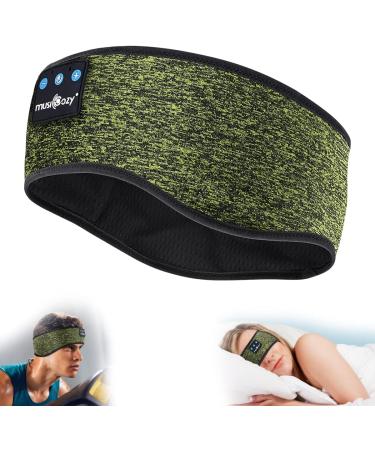Musicozy Bluetooth 5.2 Headband Sports Sleep Headphones - Wireless Music Eye Mask Earbuds for Side Sleepers - IPX6 Waterproof & Pack of 2 - Buy Online on GoSupps.com