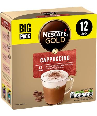 Nescaf Gold Cappuccino Sachets 12 Cups (Pack of 3) - Buy Online on GoSupps.com