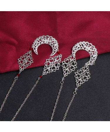 Beaupretty Hairband 2pcs - Creative Chain Elegant Headdress with Natural Crystal Stones - Stylish Forehead Hair Accessories - Buy Online on GoSupps.com