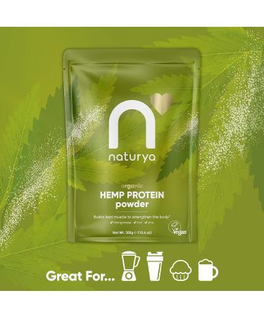 Naturya Organic Hemp Protein Powder 300g - Plant-Based Superfood Supplement - Buy Online on GoSupps.com