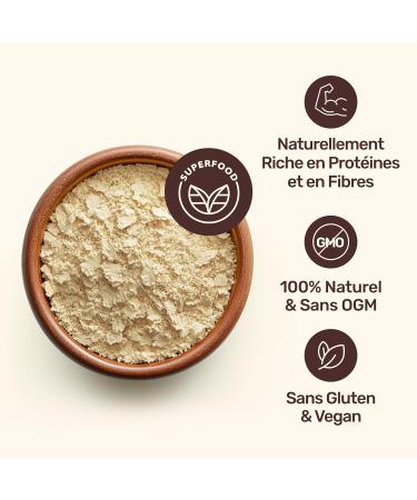 EASY YUMMY Flocons Nooch (300 g) levure nutritionnelle non enrichie 100% v g talienne sans additifs - Buy Online on GoSupps.com