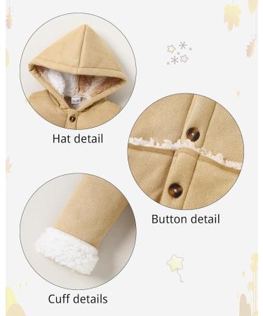 ZOEREA Toddler Baby Hoodie - Long Sleeve Pullover Top - Apricot - 3-4 Years - Buy Online on GoSupps.com