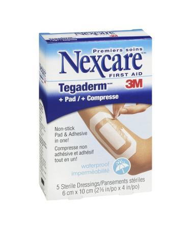 Nexcare Tegaderm +Pad Waterproof Transparent Dressing 2-3/8 Inches x 4-5 ct Pack of 6 - Buy Online on GoSupps.com