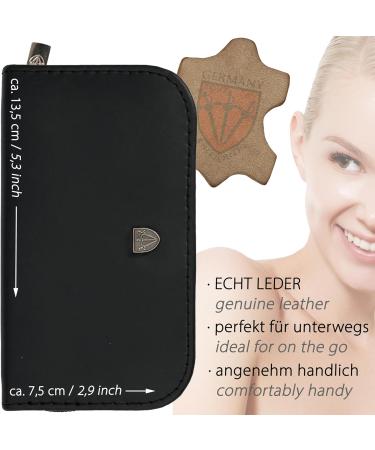 3 Swords Germany - manicure pedicure kit set - genuine leather black - Buy Online on GoSupps.com