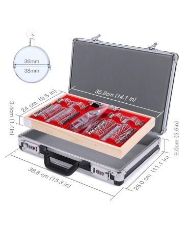 Buy High Quality 104 Trial Lens Set - Optical Kit with Metal Rim & Wood Frame | International Shipping Available - Buy Online on GoSupps.com