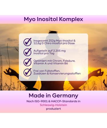 360 Myo-Inositol Capsules with D-Chiro Inositol Folic Acid Chromium Vitamin A & B6 - Optimize Health & Wellness - International Shipping Available - Buy Online on GoSupps.com