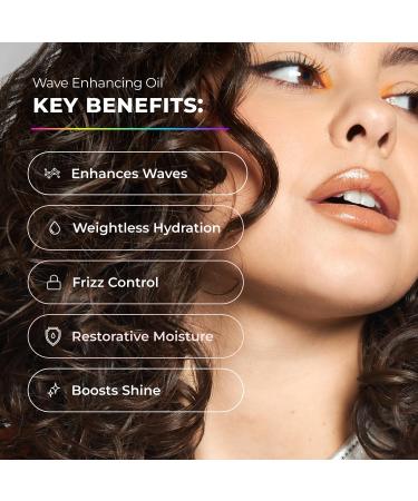 XMONDO Hair Wavetech Wave Enhancing Oil | Vegan Hemisqualane & Argan Oil for Nourished Waves | 1.7 Fl Oz - Buy Online on GoSupps.com
