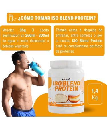 NUTRIENJOY Iso Blend 14 kg vanillebom Vanille Bum 14 Kg - Buy Online on GoSupps.com