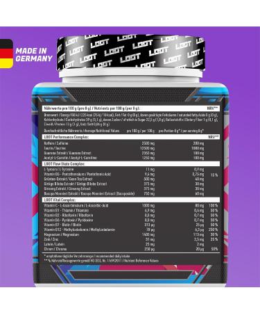 Loot Game Booster | Enhance Concentration Endurance & Responsiveness | 50 Servings (400g) | Caffeine & 20 Unique Ingredients | Flow-State Formula | Rare Raspberry - Buy Online on GoSupps.com