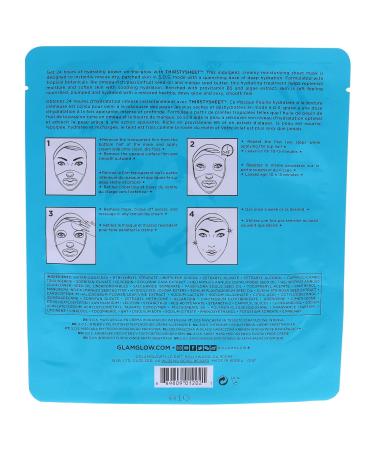 Glamglow Thirstysheet Intensive Moisturising Cream Mask - Unisex | 1 Piece | Hydrating Skincare for All Skin Types | International Shipping Available - Buy Online on GoSupps.com