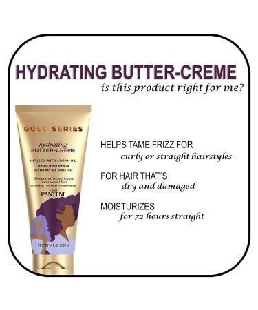 Pantene Pro-V Gold Series Butter Cr me Hair Treatment - Sulfate-Free & Hydrating with Argan Oil - 6.8 oz - Buy Online on GoSupps.com