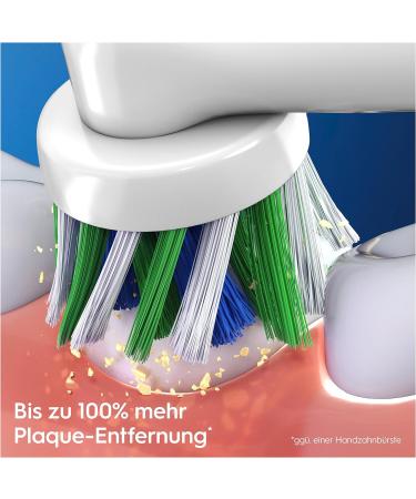 Oral-B CrossAction Brush Heads for Electric Toothbrush - 6 Pack | Holistic Mouth Cleaning with CleanMaximiser Bristles | Compatible with Oral-B Toothbrushes - Buy Online on GoSupps.com