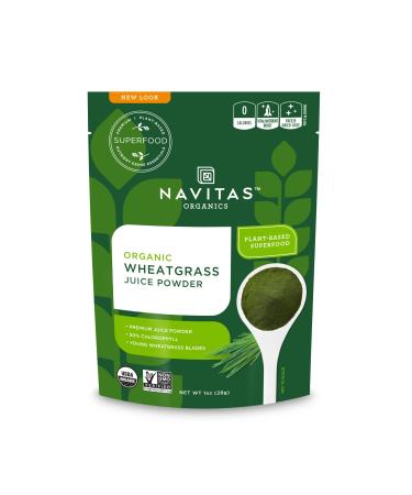Navitas Organics Organic Wheatgrass Juice Powder 1 oz (28 g)