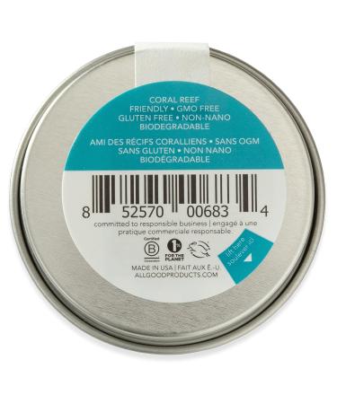 Mineral Sunscreen Butter for Face, Nose, Ears - SPF 50 Broad Spectrum, Coral Reef Friendly with Zinc Oxide, Coconut Oil, Jojoba Oil - 1 oz - Buy Online on GoSupps.com