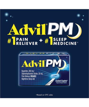 Advil Pain Reliever 200mg - 300 Count | Advil PM Nighttime Sleep Aid - 2 Count - Buy Online on GoSupps.com