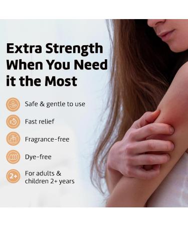De La Cruz Hydrocortisone Cream 1% with Aloe Vera - Maximum Strength Anti Itch Cream for Dry Skin Redness Dermatitis Eczema & Rashes - 1 OZ (28g) - International Shipping Available - Buy Online on GoSupps.com