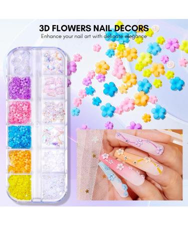 Makartt Rhinestones Nail Set 15g UV LED Glue Gel & Design Brush for DIY Nail Decoration Professional Nail Charms & Accessories - Buy Online on GoSupps.com