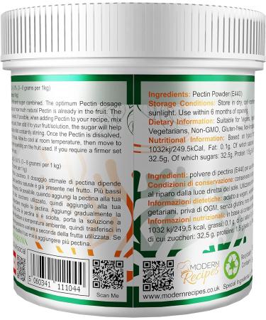 Pectin Powder 500g - Premium Quality for Jam, Marmalades, Chutneys & More | Pack of 1 - Buy Online on GoSupps.com